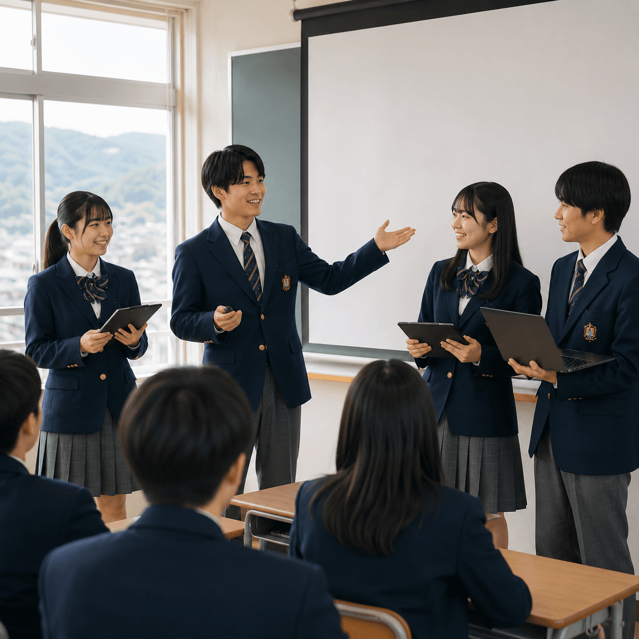 完成・発信